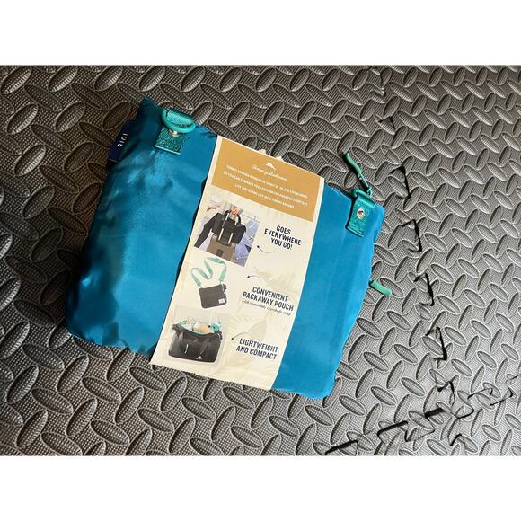 TOMMY BAHAMA PACKABLE TOTE TURQUOISE 23 X 8.5‎ X 14.5 NEW Travel  Bag - Picture 5 of 5